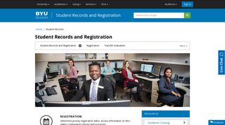 Student Records and Registration - BYU-Idaho