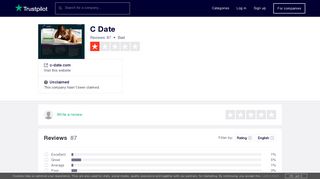 C Date Reviews | Read Customer Service Reviews of c-date.com