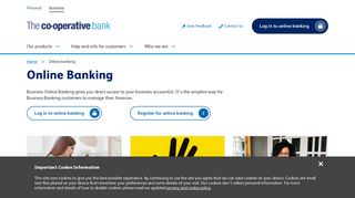 Business Online Banking - The Co-operative Bank