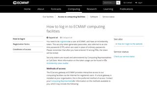 How to log in to ECMWF computing facilities | ECMWF