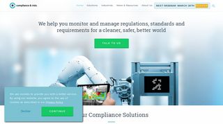 Compliance & Risks | Manage Regulations, Standards and ...