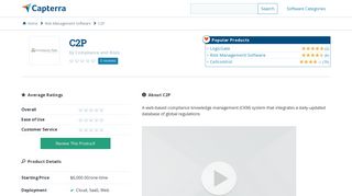 C2P Reviews and Pricing - 2019 - Capterra