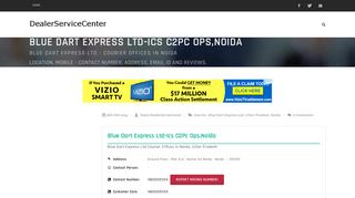 Blue Dart Express Ltd-Ics C2Pc Ops,Noida - Blue Dart Express Ltd
