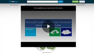 Microsoft Customer 2 Partner Connector Quick Reference Guide - ppt ...
