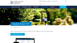 Student Portal / C4 - Coquitlam College
