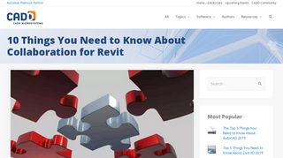 10 Things You Need to Know About Collaboration for Revit - CADD ...