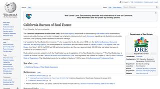 California Bureau of Real Estate - Wikipedia