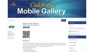 EDD UI Online Mobile - California Mobile Gallery - CA.gov