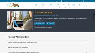 CA.Gov : Find a CA State Job