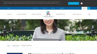 Manage Your Membership | Member Service | CA ANZ