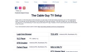 Setup | The Cable Guy IPTV