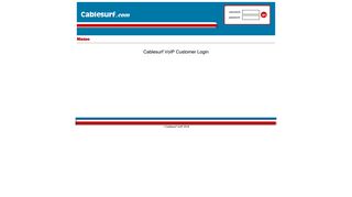 Cablesurf VoIP - Customer Login