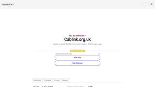 www.Cablink.org.uk - CABlink login page - urlm.co.uk