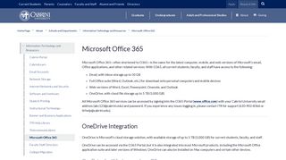 Microsoft Office 365 - Cabrini University