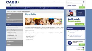 Internet Banking | CABS | A member of the Old Mutual Group