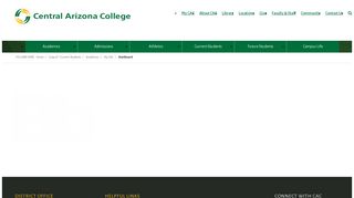 blackboard - Central Arizona College