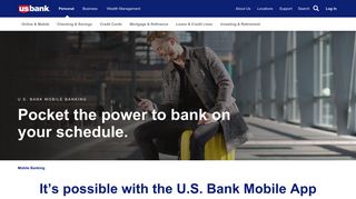 Mobile Banking | Mobile phone banking | U.S. Bank