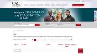 Jobs at CACI International - Careers at CACI