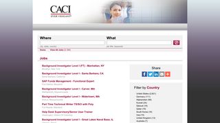 CACI International Jobs