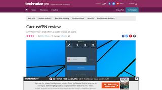 CactusVPN Review | TechRadar