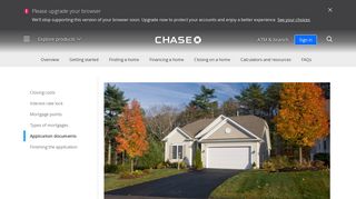 Application Documents for Mortgage | Home Lending | Chase.com