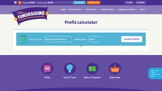 Calculator | Cadbury Fundraising