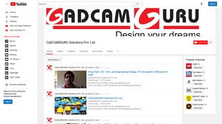 CADCAMGURU Solutions Pvt. Ltd. - YouTube