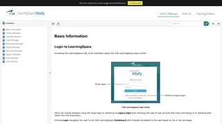 User's Manual - CAE - LearningSpace Help