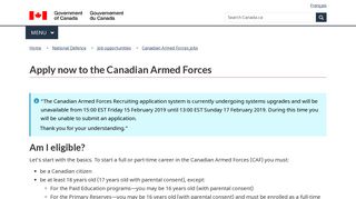 Apply now to the Canadian Armed Forces - Canada.ca