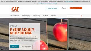 Charity banking, current and savings accounts with CAF
