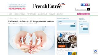 CAF benefits in France - the 10 things you need to know - FrenchEntrée