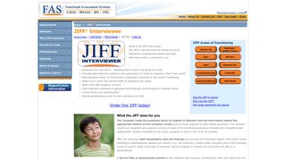 Functional Assessment Systems : JIFF Interviewer