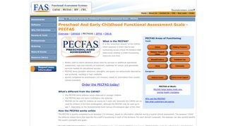 Functional Assessment Systems : Preschool And Early Childhood ...