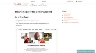 How to Register for a Tutor Account | Cafetalk Tutor FAQ - Cafetalk Help