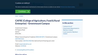 CAFRE (College of Agriculture, Food & Rural Enterprise ... - nidirect