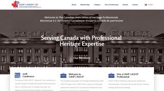 Canadian Association of Heritage Professionals - CAHP-ACECP