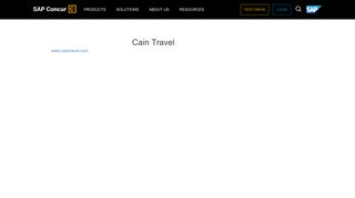 Cain Travel - SAP Concur