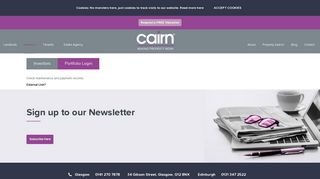 Cairn | Property Investors Login - Cairn Estate Agency