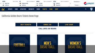 California Golden Bears Tickets Home Page - University ... - Cal Athletics