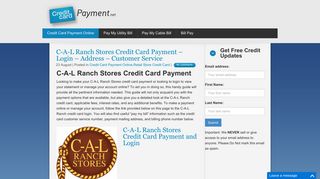 C-A-L Ranch Stores Credit Card Payment - Login - Address ...