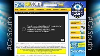 . Referees | Cal South
