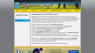 How to Register - Cal South Signature League