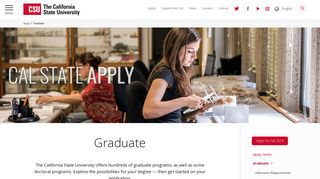 Cal State Apply - Graduate | CSU