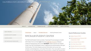 MyCSULB Student Center - Cal State Long Beach
