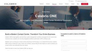 Calabrio ONE | Calabrio