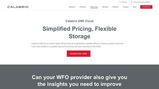Download: Calabrio ONE Cloud - Simplified Pricing, Flexible Storage ...