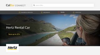 Save up to 10% on Hertz Rental Car | CalBar Connect