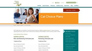 Cal Choice Plans - www.westernhealth.com