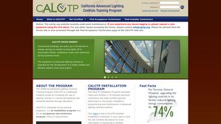 CALCTP | California Advanced Lighting Control Training Program