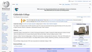 Calderdale College - Wikipedia